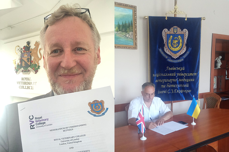 The RVC joins with Stepan Gzhytskyi University to support veterinary